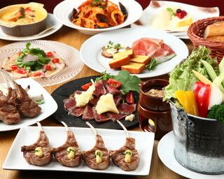 2時間スパークリングワイン飲み放題付き大満足！当店名物ラムづくしプラン《全12品》