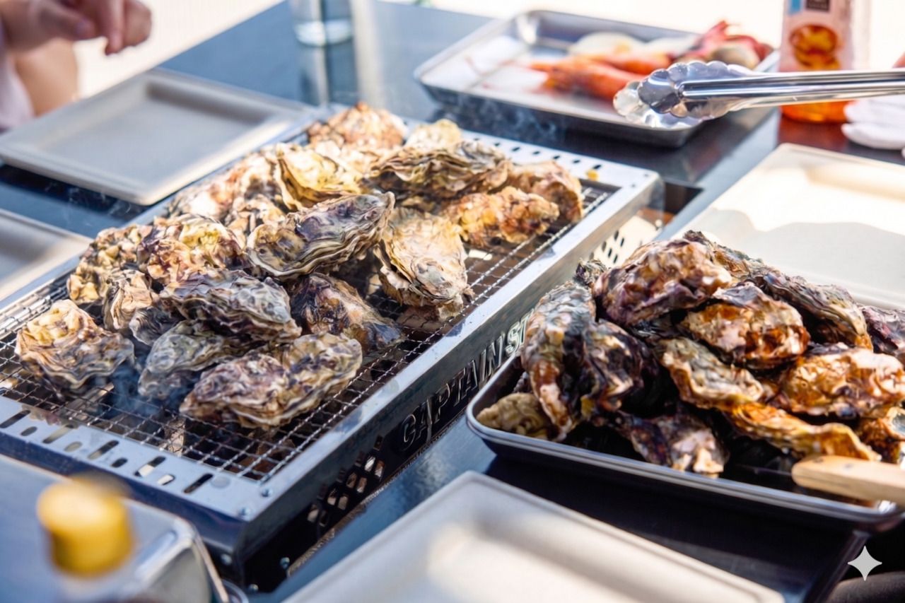 All-you-can-eat oysters / Adults and junior high school students and younger (80 minutes on weekdays / 70 minutes on weekends, holidays, and special days)