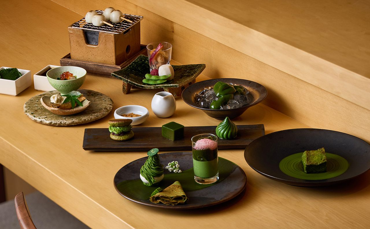 [Weekends, 2:30 PM onwards, counter seating available] Matcha Afternoon Tea (April 28th - July 3rd)