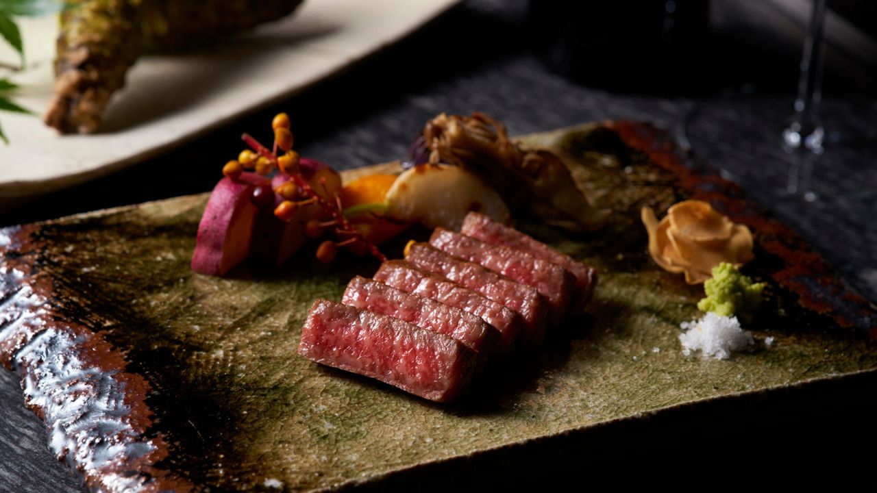 Seasonal Fish and Tajima Ota beef Lunch Course
