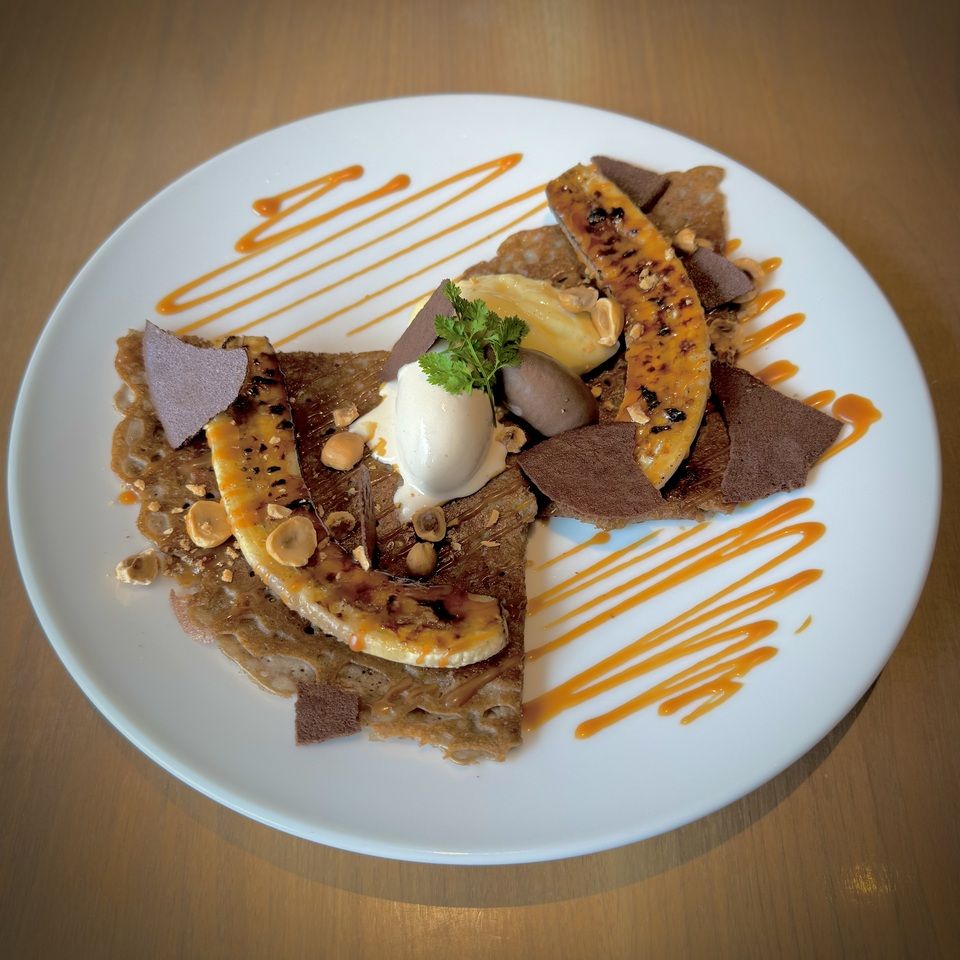 メインを選べるショートコース　デザートガレット付き　お料理全4品