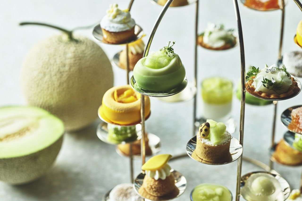 【1:30 PM】Melon & Hokkaido Milk Afternoon Tea + Free-Flow Tea