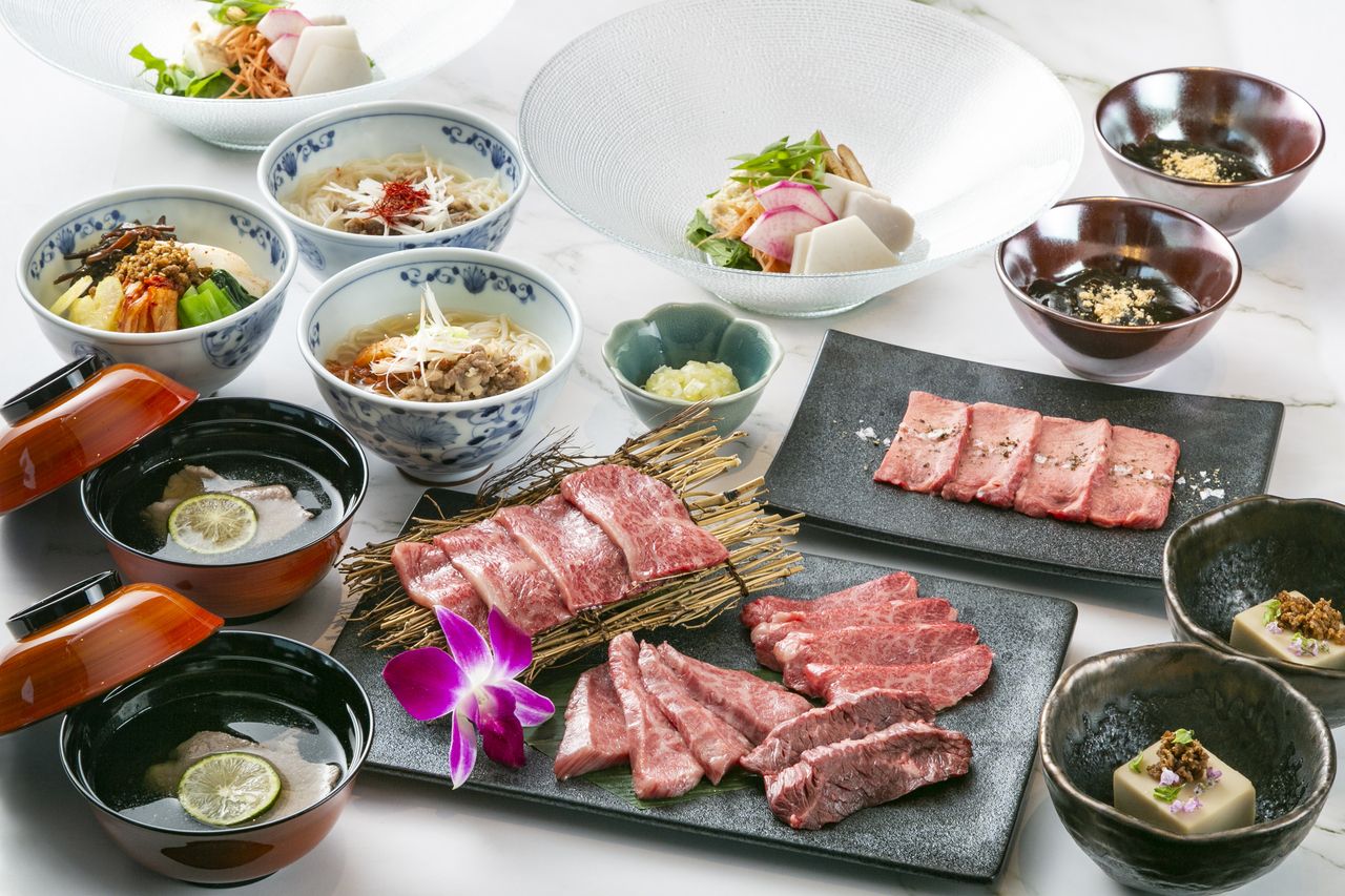 [Orders accepted on the day] "Hatsu" ~Hajime~ | Enjoy the culinary skills of Kyoto Miyagawacho Suiren in a yakiniku kaiseki course.