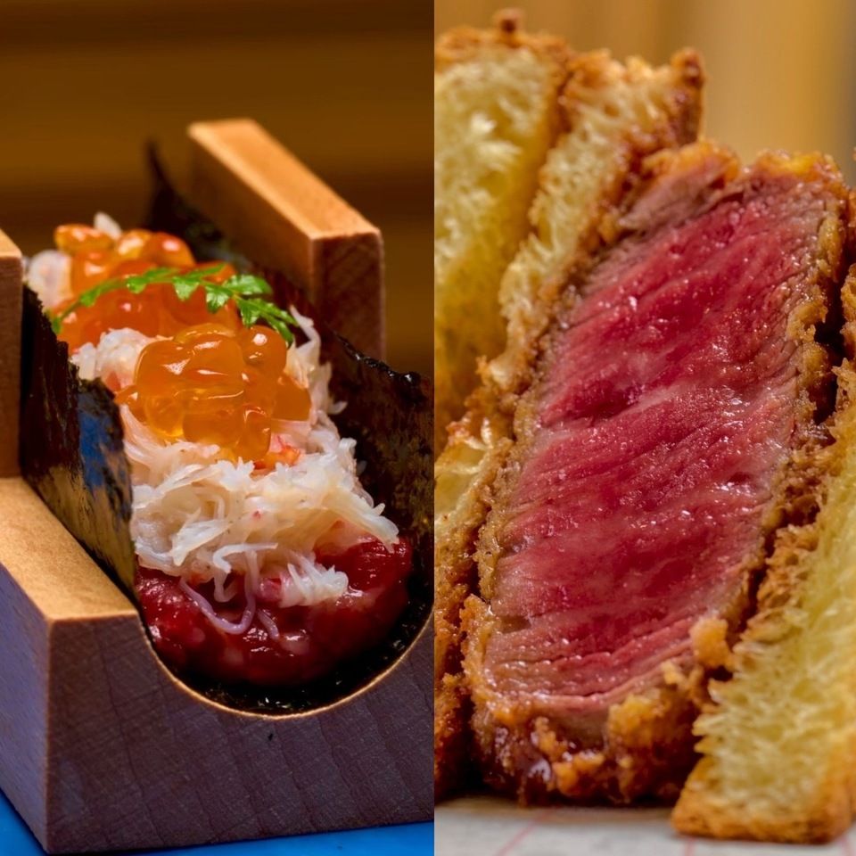 Summer [Shinjuku Ushimitsu Opening Anniversary Course] This course commemorates the opening of Shinjuku Ushimitsu. You can enjoy dishes such as "Wagyu Beef with Crab and Salmon Roe Yukke Dog," "Selected Fillet Beef Spicy Brioche Cutlet Sandwich," and 7 kinds of carefully selected grilled dishes.