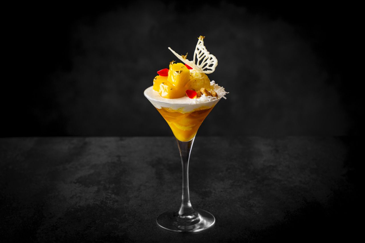 Mango Night Parfait “Soleil” + One Cup of Your Choice of Coffee or Tea