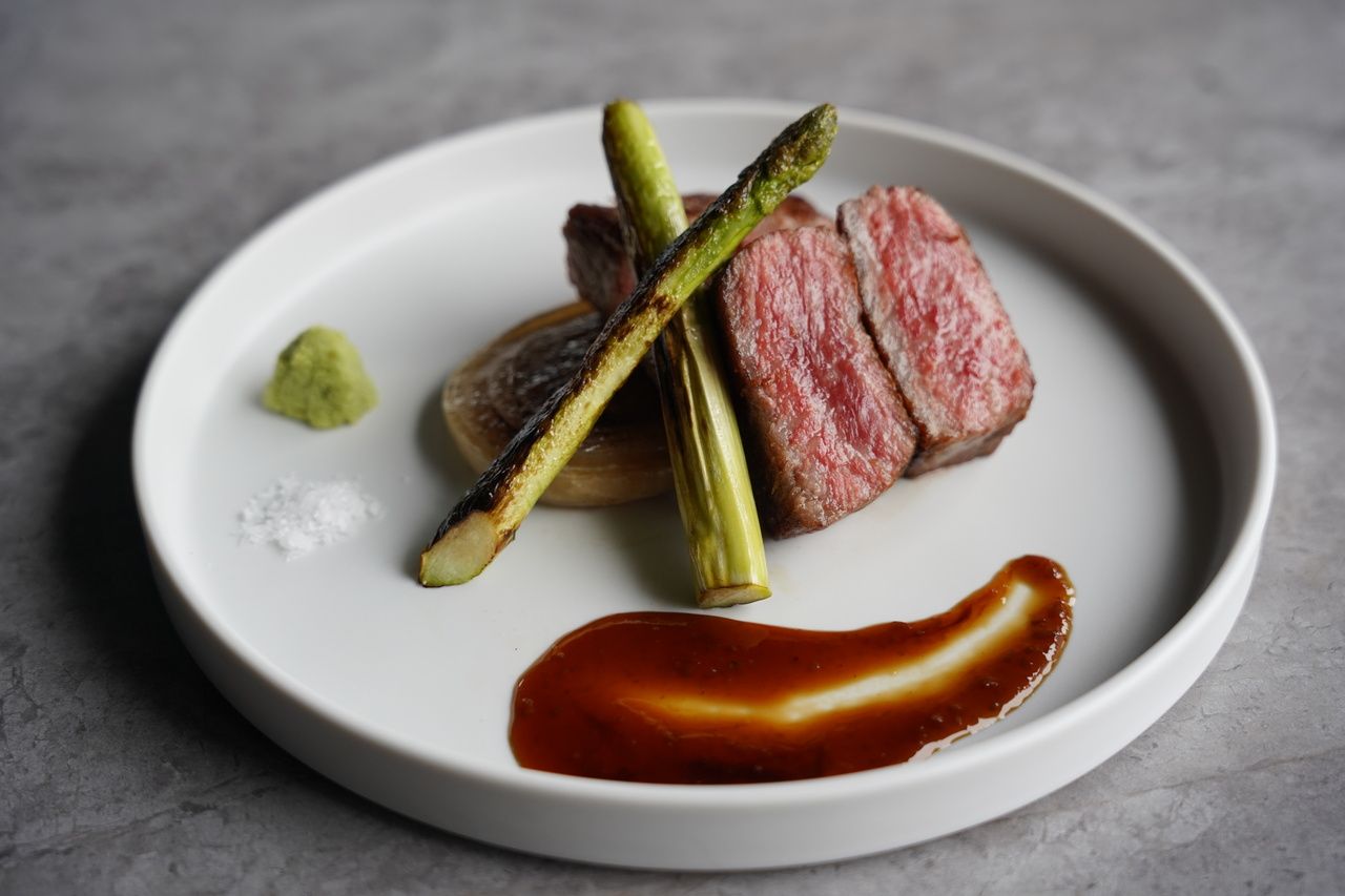 【Domestic A4 Black Wagyu beef & celebratory plate included♪ A special anniversary dinner while enjoying the Tokyo night view】 ANNIVERSARY COURSE