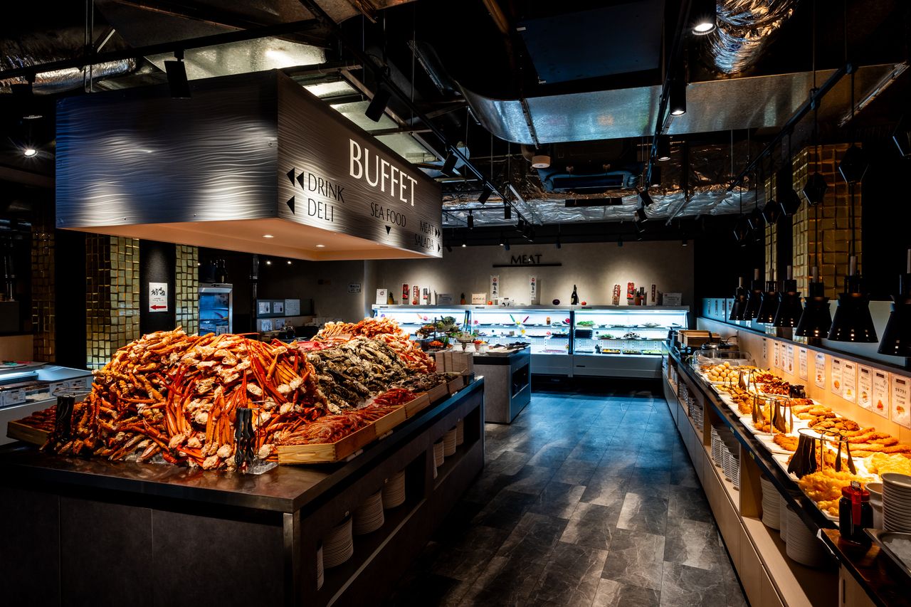 [Luxury Buffet] <180-minute limit> Seafood, yakiniku, and Japanese, Western, and Chinese buffet with over 150 dishes including king crab + all-you-can-drink alcohol.