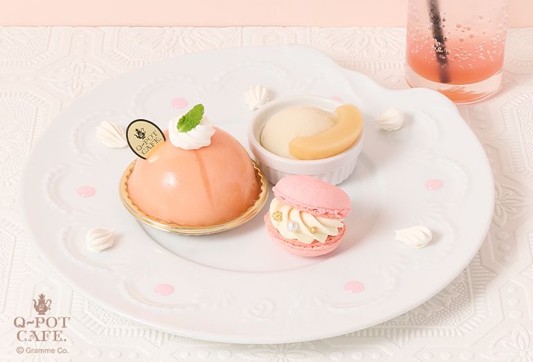 Melty Memories Plate ~Peach & Earl Grey Tea~ (Includes 1 drink)
