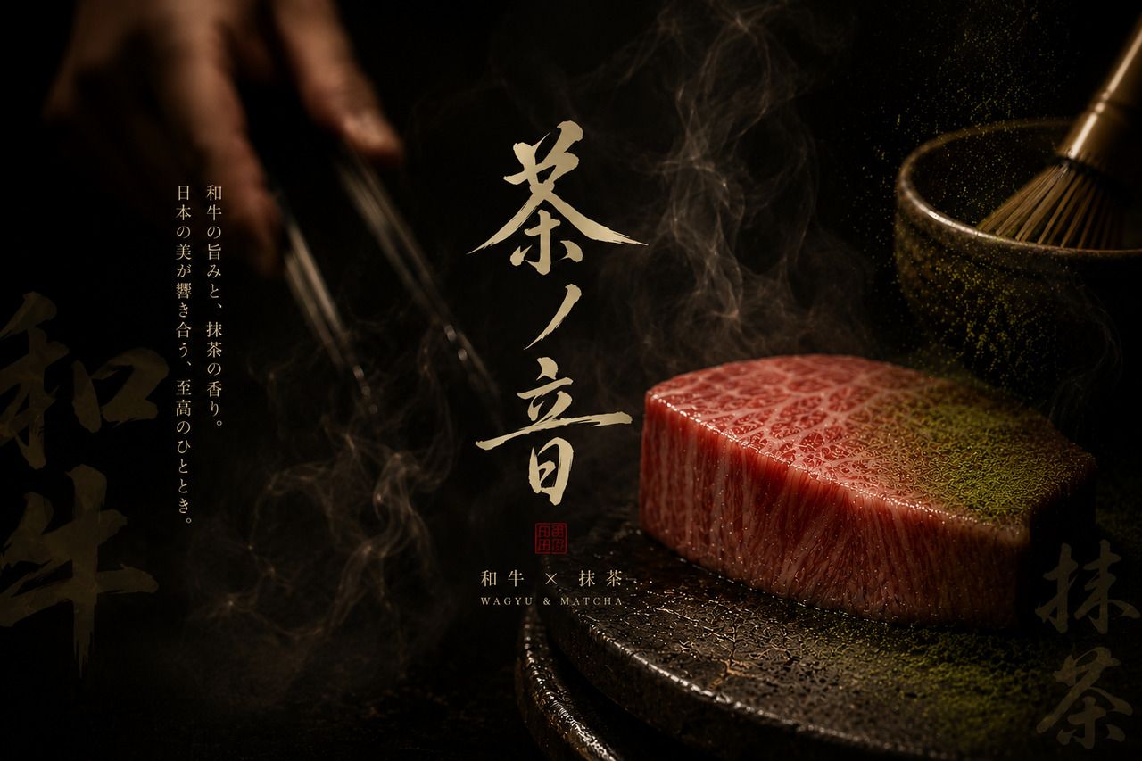 [Beef Bowl - Ushidon] Enjoy two of Japan's proudest delights, wagyu beef and matcha, in one lunch.