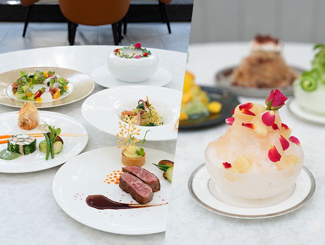 【W Main Dishes】 Saison d’Amadeus ~Lunch & French Chef’s Shaved Ice~