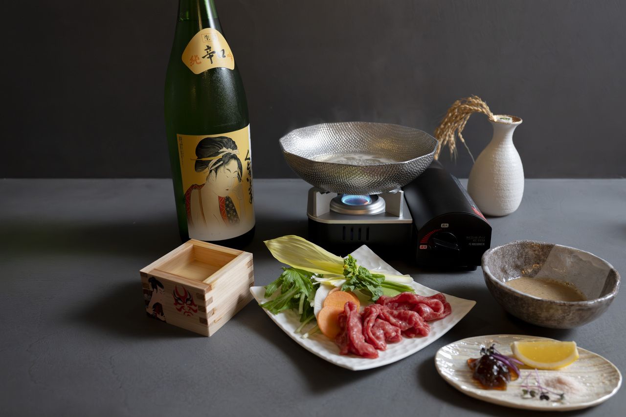 Wagyu-shabu-shabu pairingcursus met Japanse sake