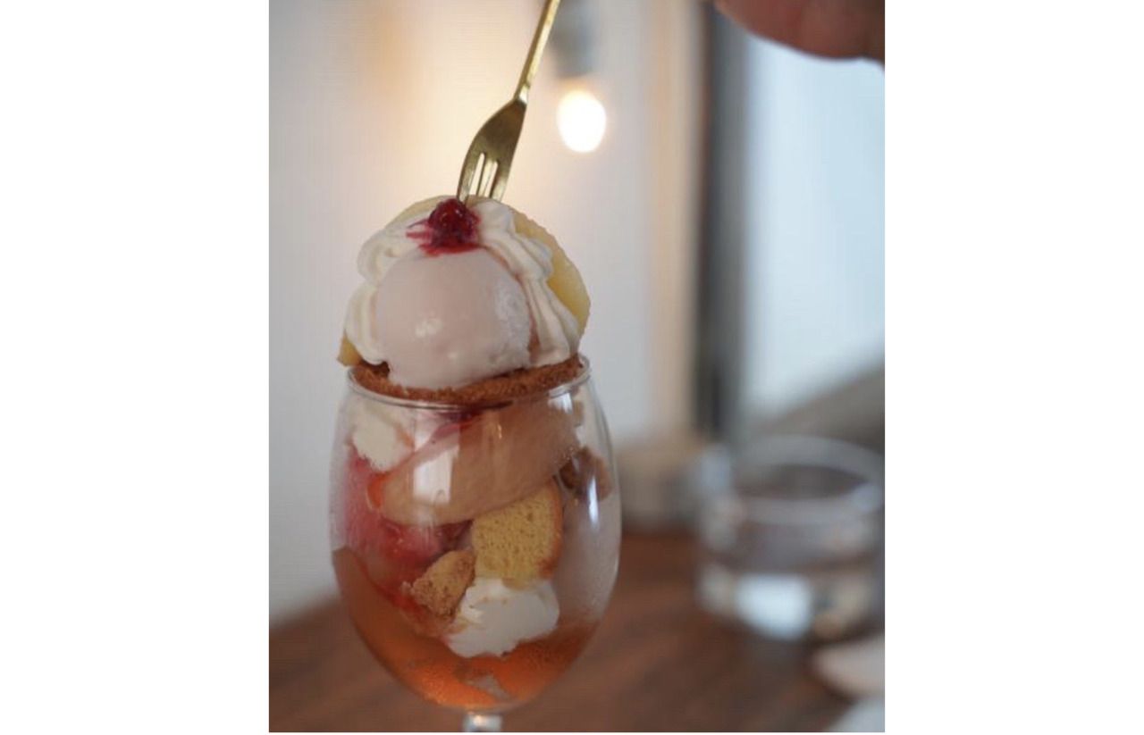 [Reservation required] Peach parfait
