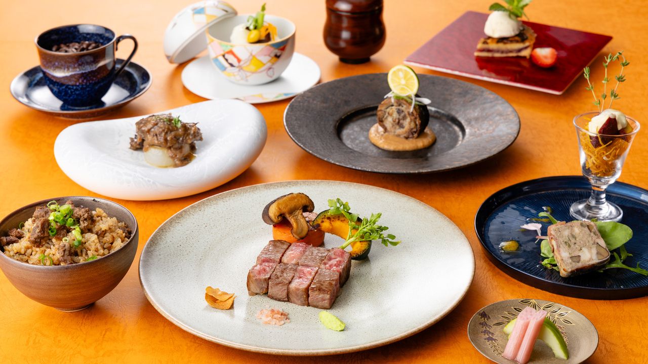 Momiji-iro － Saga beef teppanyaki course using seasonal ingredients