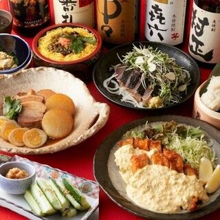 ボリューム◎うまかもんコース【2H飲み放題付】8品4,500円（税込）