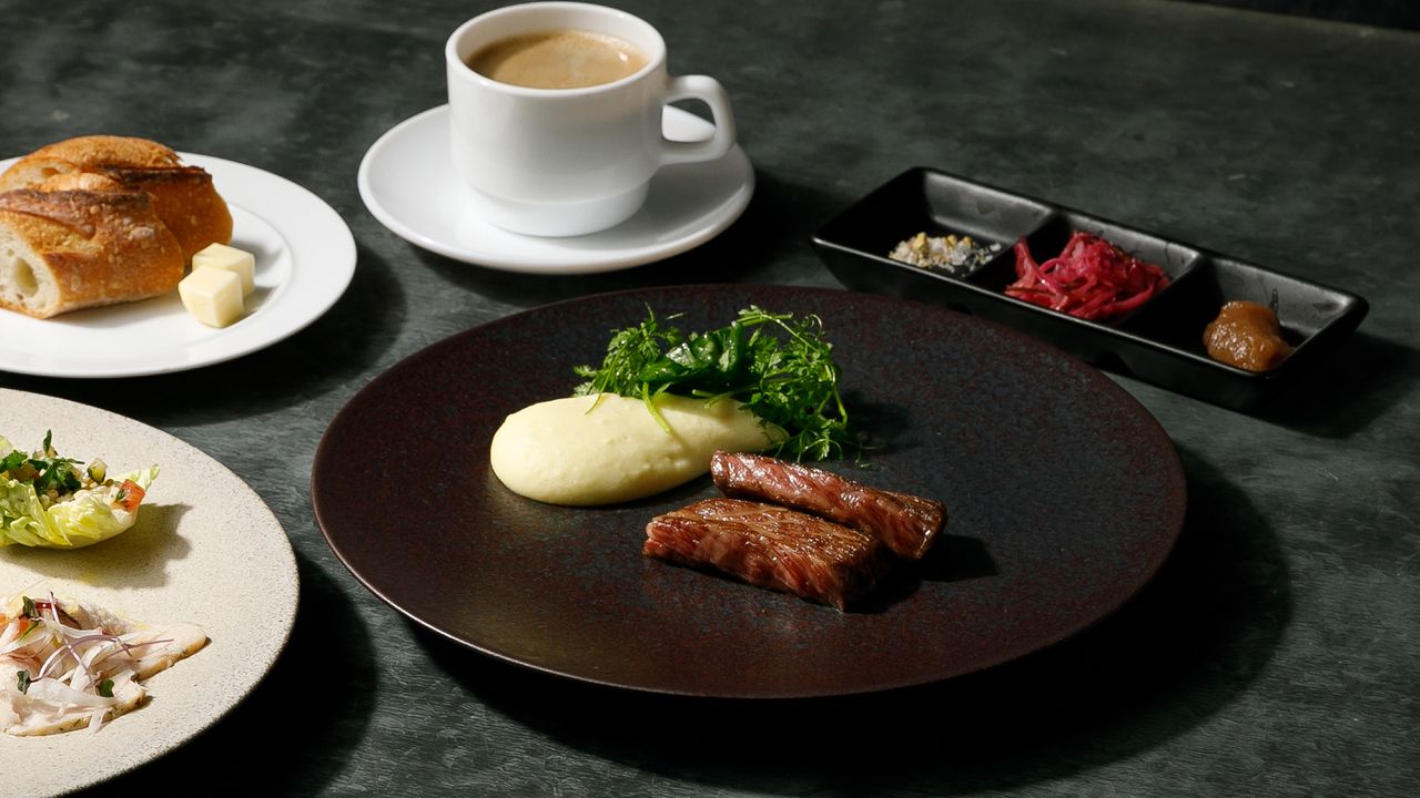 ★【ランチ】鉄板焼きコース　縁　EN／7品+熟成和牛アップグレード