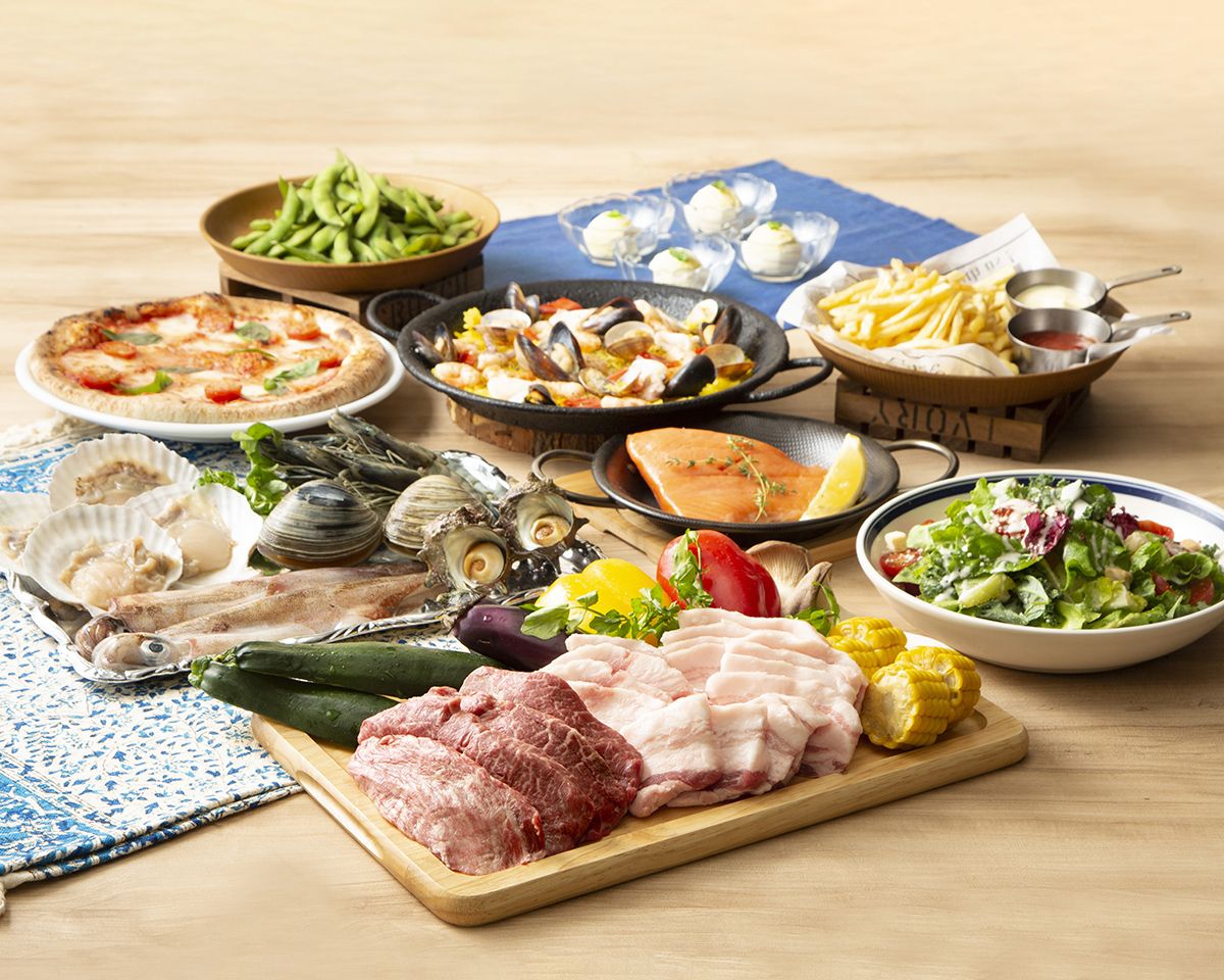  BBQ プレミアムプラン ¥7,500(税抜）【大人】