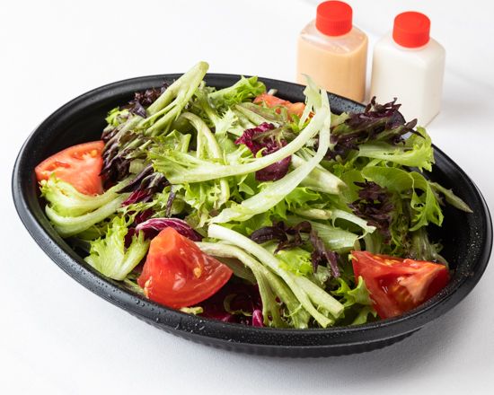 やみつきドレッシング付きグリーンサラダ