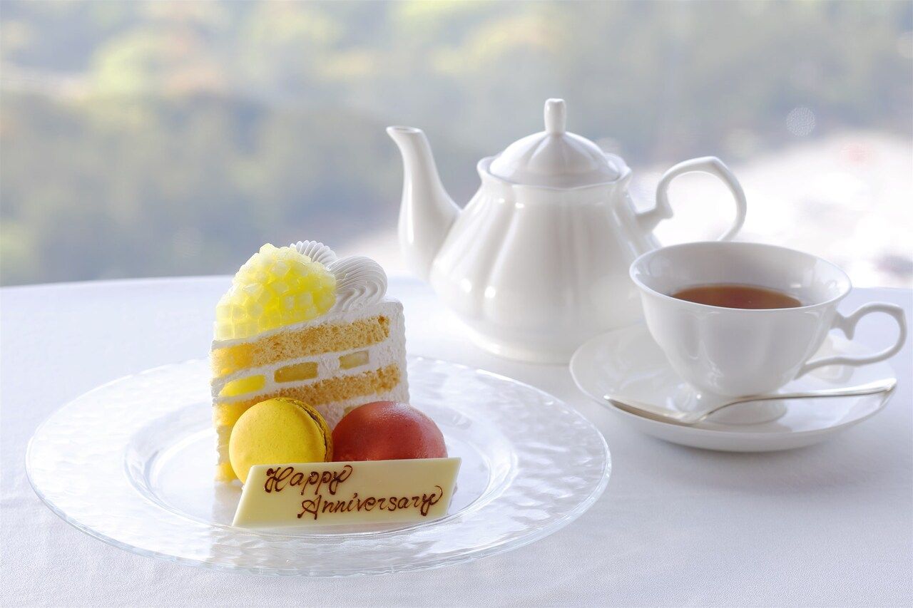 【オプション】スーパーメロンショートケーキ付デザートプレート(2日前までの予約制)