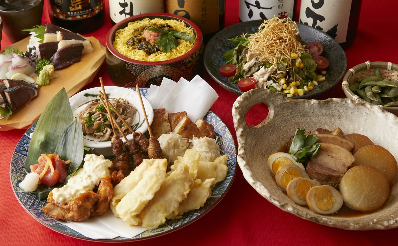 【90分飲放付】九州郷土料理堪能コース 7品6500→5500円(税込)