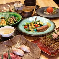 【ディナー】大原・氷熟ぶりと山形牛の贅沢コース9,000円