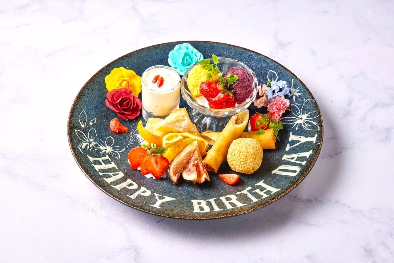 【終日利用OK！】お誕生日や大切な記念日に…メッセージ付きデザートプレートでサプライズ♪(プレートのみ)