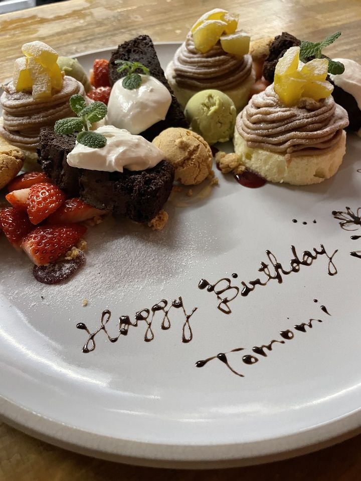 デザートプレート　2名様分