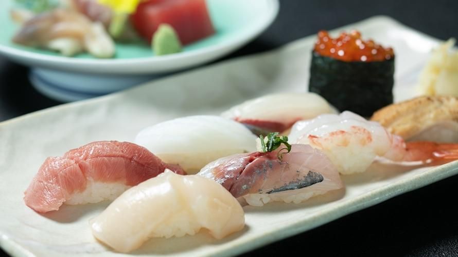 寿司カウンター席/ランチタイム限定/寿司コース「なごみ」　￥8000(13％サービス料別)