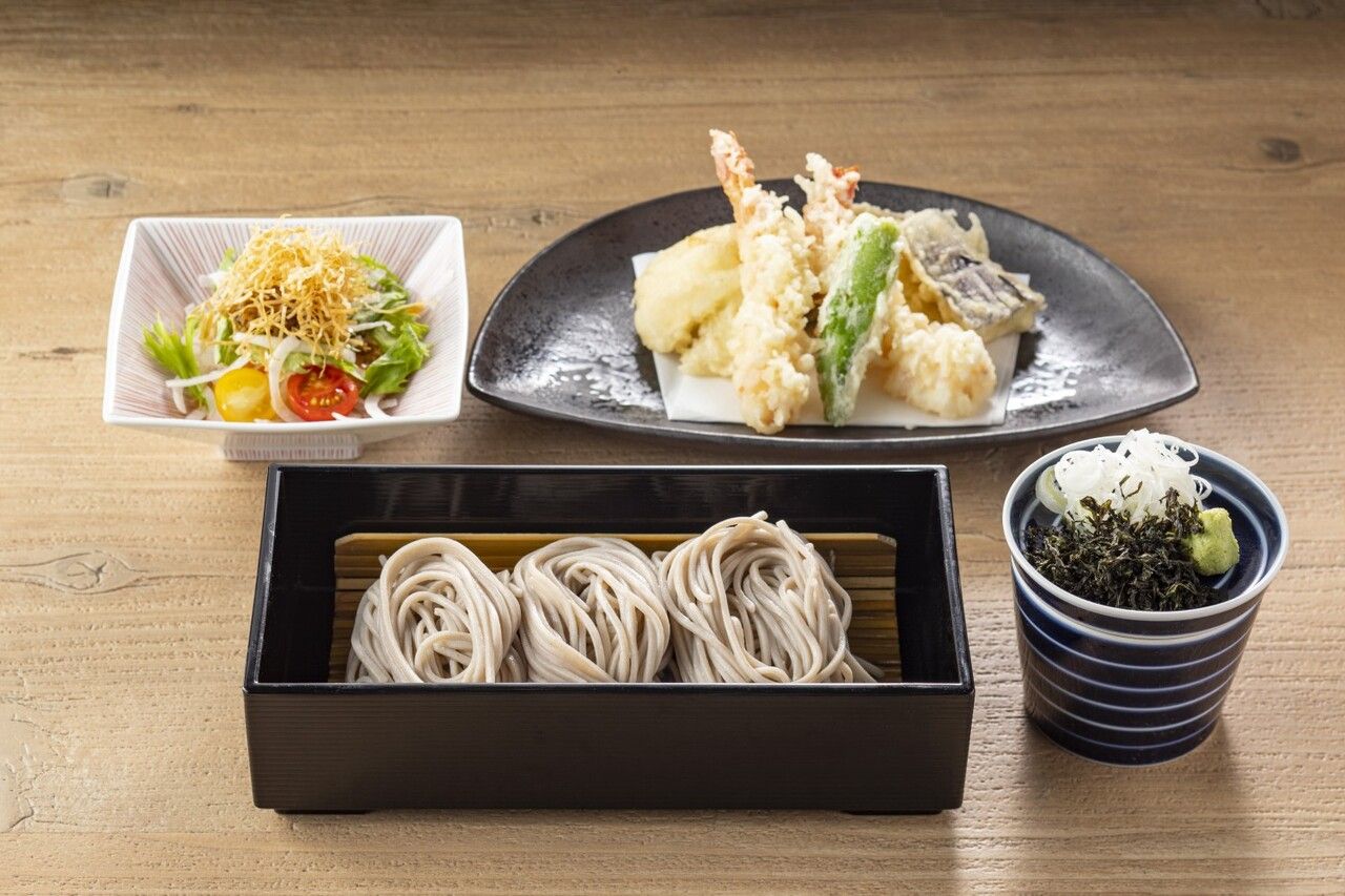 Nihachi Soba Noodles with Tempura