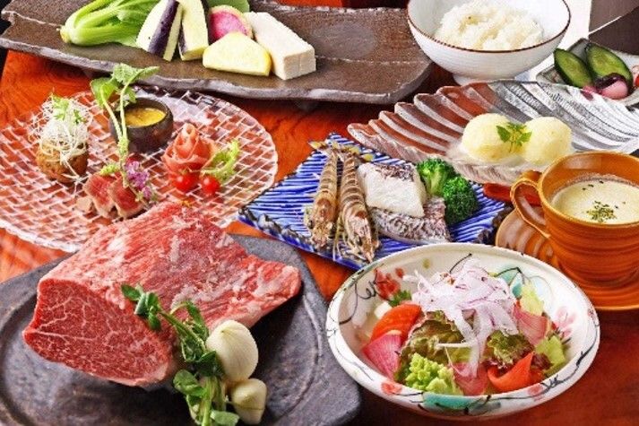 (Sirloin)Carefully Selected A5 Rank Japanese beef Steak Course (100g)