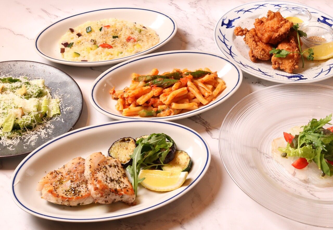 【予約限定ディナーシェアコースプラン】La Viola定番の料理を詰め込んだお勧めコース