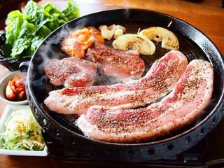 【当店1番人気】サムギョプサルコース(2時間飲み放題込)4980円