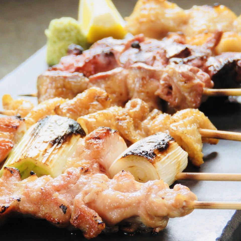 ◾︎【オトナの焼き鳥3種&鯛飯】お料理9品+お席時間120分→8,000円