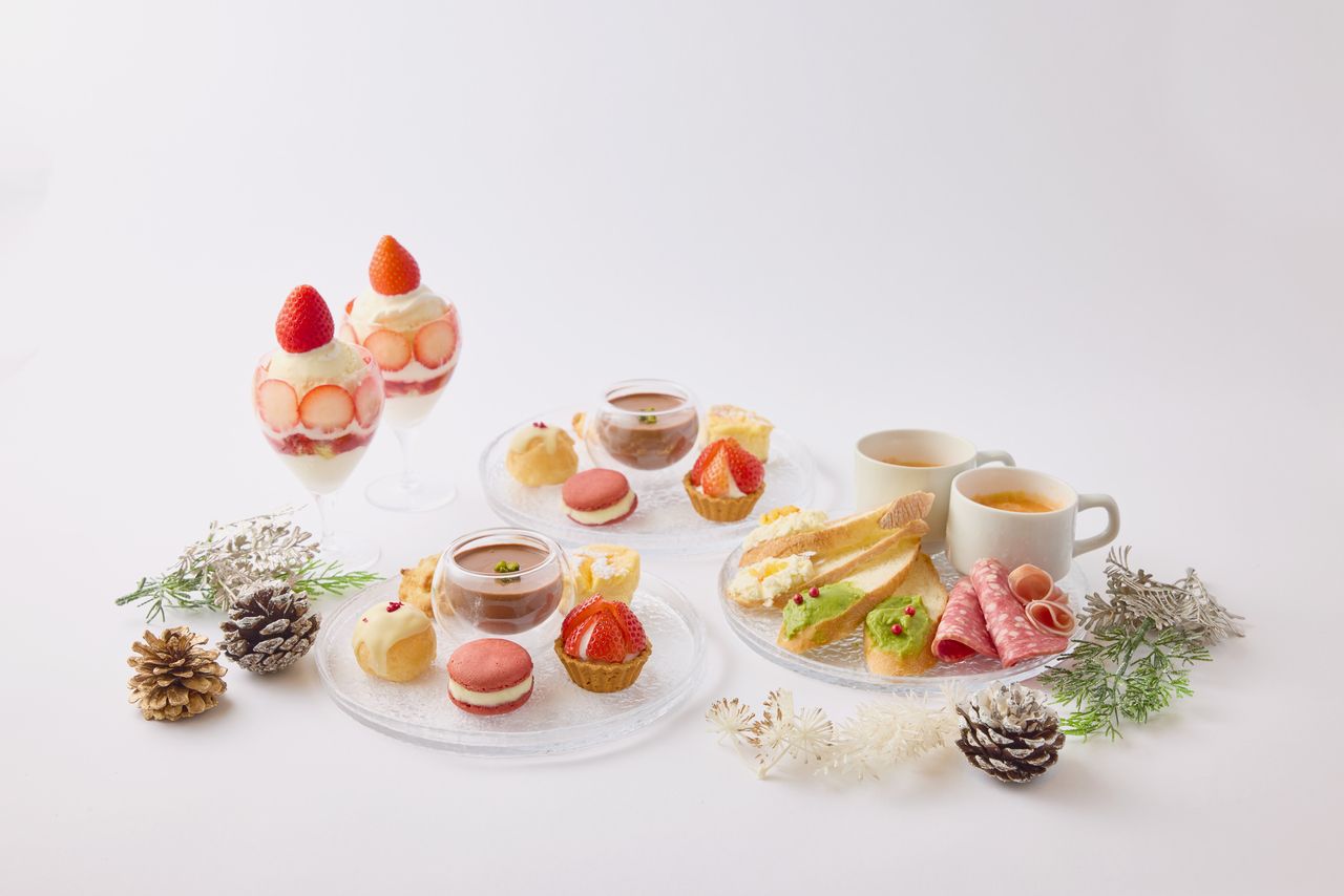 【冬のアフタヌーンティー】chanao-mama特製デザートなど10種＋カフェフリー