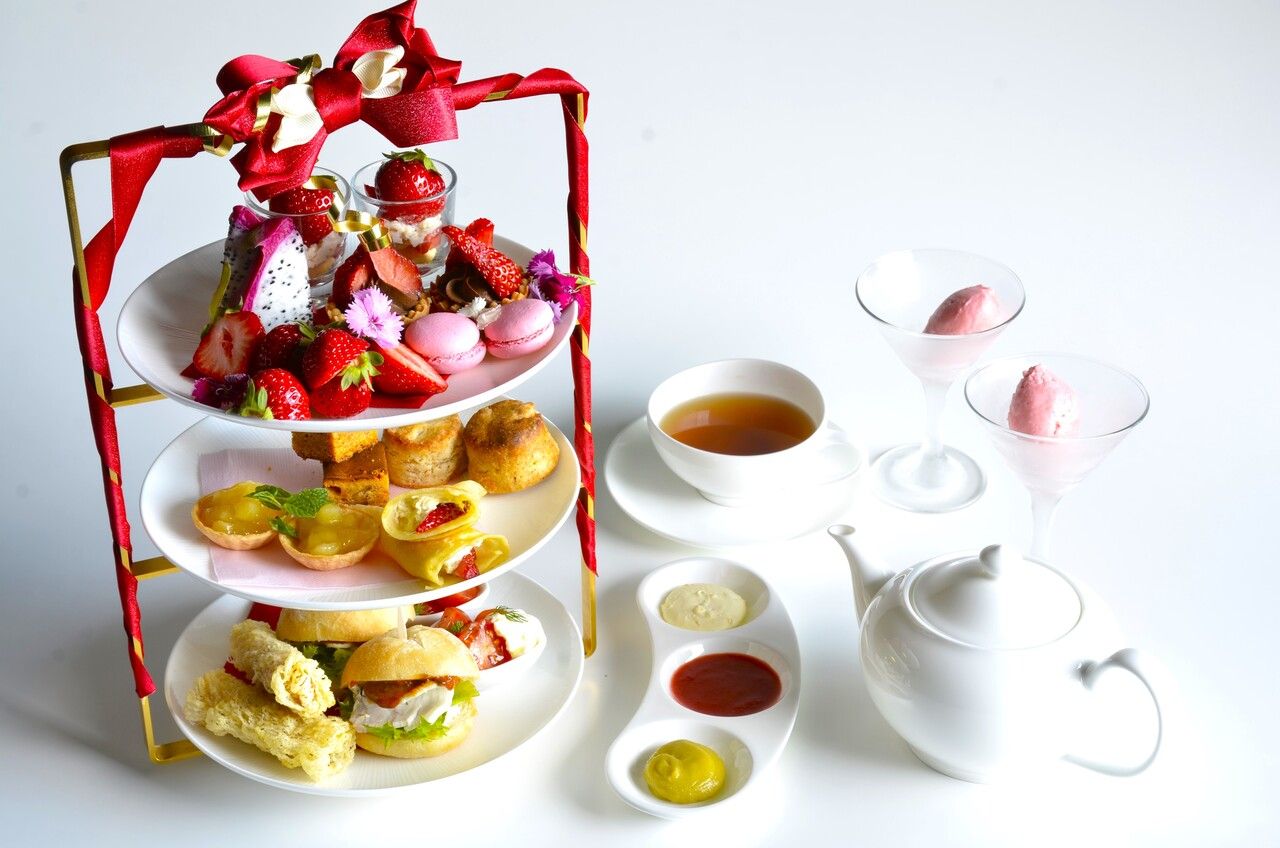 【Lunch】Straw Berry Afternoon Tea Paphio