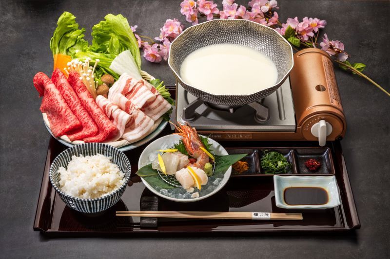 ランチ（新）和牛しゃぶしゃぶ御膳「あっさり豆乳出汁」