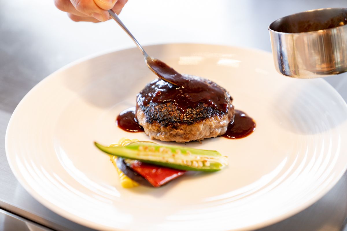 Miyako beef hamburg lunch