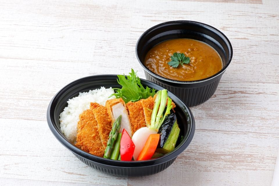 豚ロースカツカレー弁当