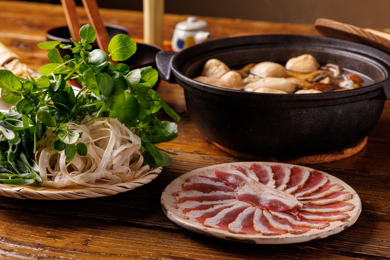 Kyoto duck shabu-shabu course