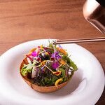 日本各地の食材を使ったランチコース