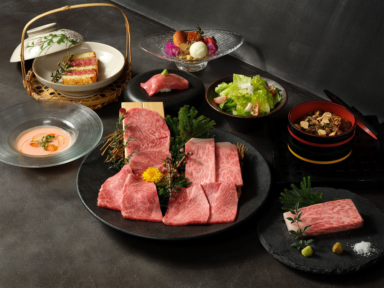 Matsunaga Wagyu Beef Sirloin Steak Course