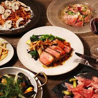 无限畅饮【无限畅饮共享套餐 / Merci套餐（6道菜）】主菜是烤三元猪肉：推荐给那些想以酒为主要享受美食的人