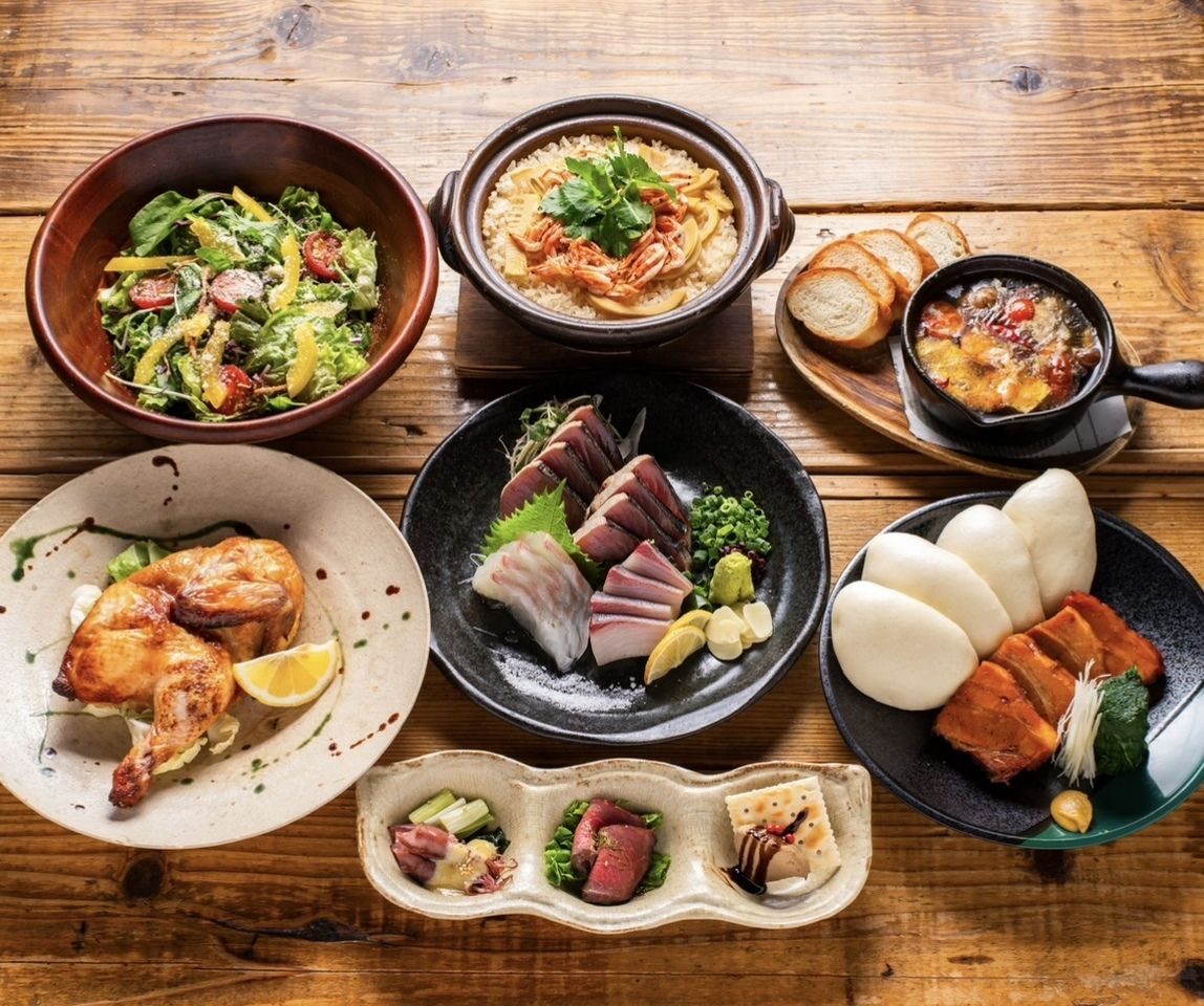 [6,500 yen course] Specialty & luxurious steamed clams in white wine! 10 dishes in total + 2.5 hours of all-you-can-drink!