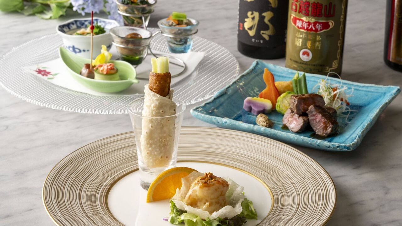 和中折衷特別コース ～「中国料理 桃李」×「日本料理 雲海」 至極のコラボレーション～ (2名様より)