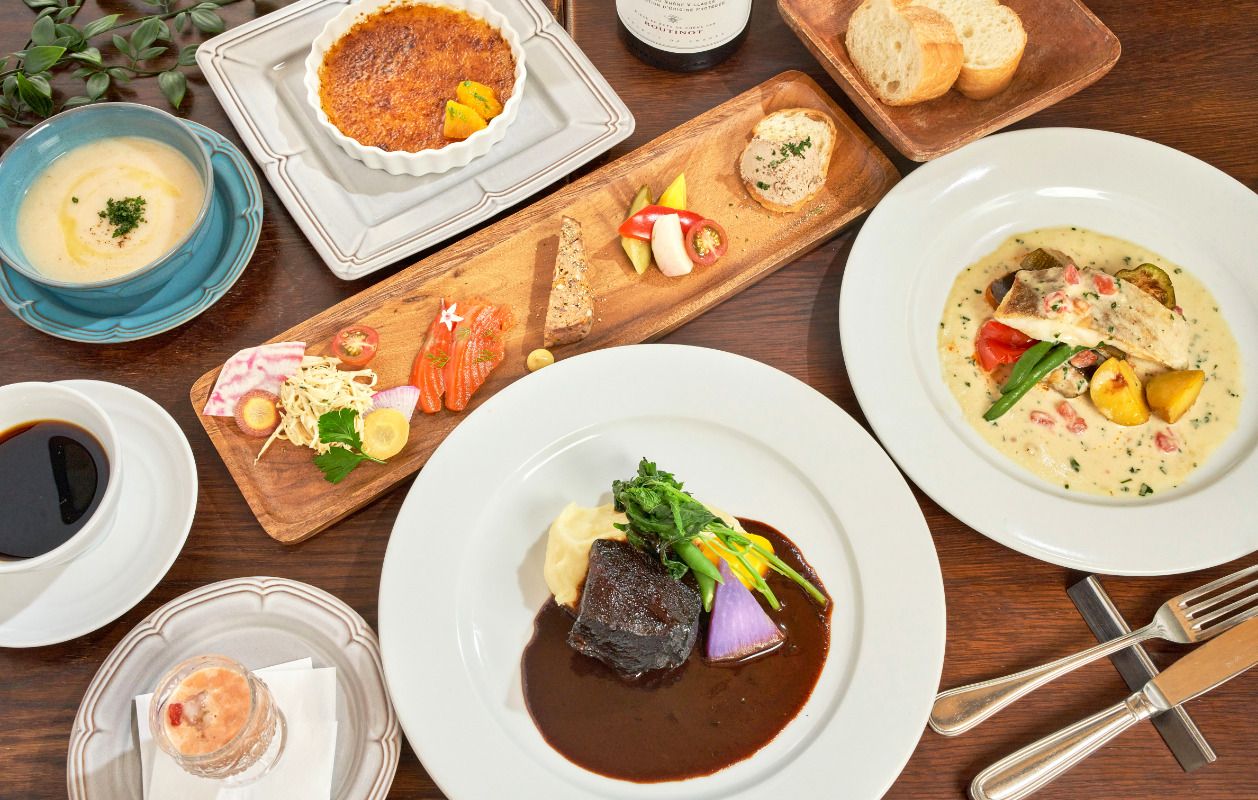 【ディナー】季節のプリフィックスディナーAコース