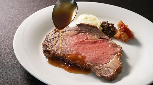 roast beef lunch course 