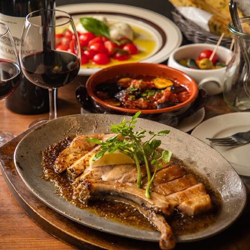 【CourseA】カジュアルな飲み会におすすめ　全7皿 2時間飲み放題付き　4,000円