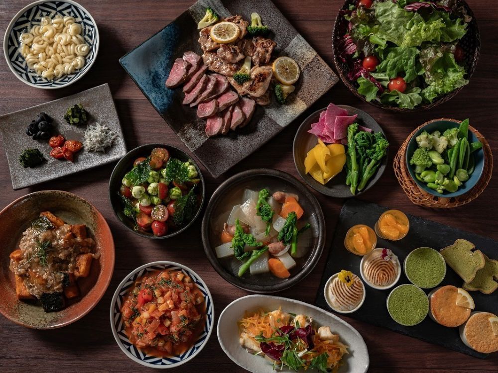 【平日】和×イタリアンのランチビュッフェ｜ローストポーク食べ放題