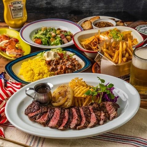 Indulgent♪ Grilled Australian Kainomi (beef cut) paired with our popular mini burgers — 8 items in total