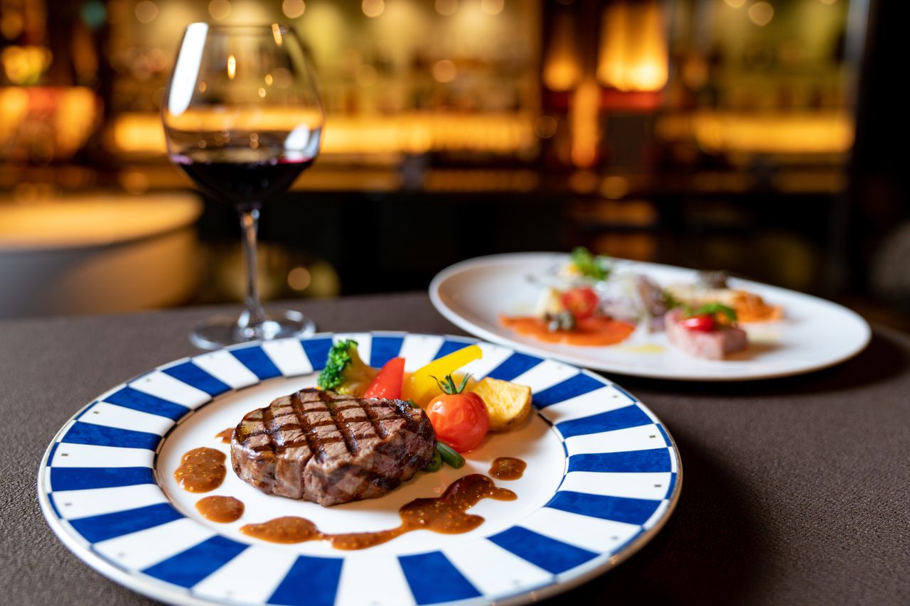 トワイライトステーキディナーコース～ドリンク2杯付き～