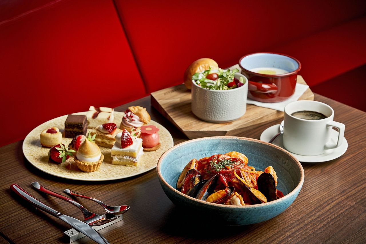  Pasta lunch with sweets buffet